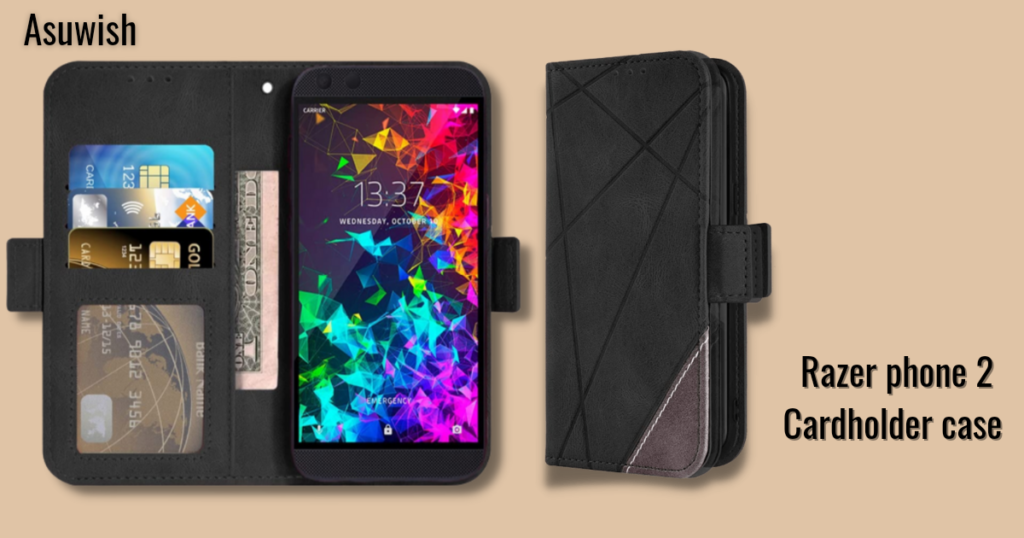 Asuwish razer phone 2 cardholder case