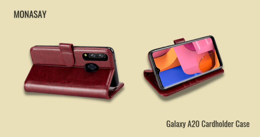 galaxy a20 cardholder cases, MONASAY