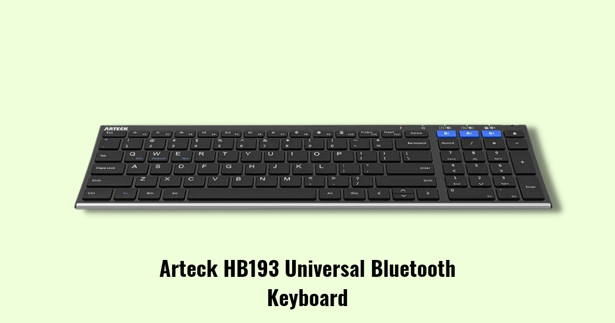 Arteck wireless keyboard