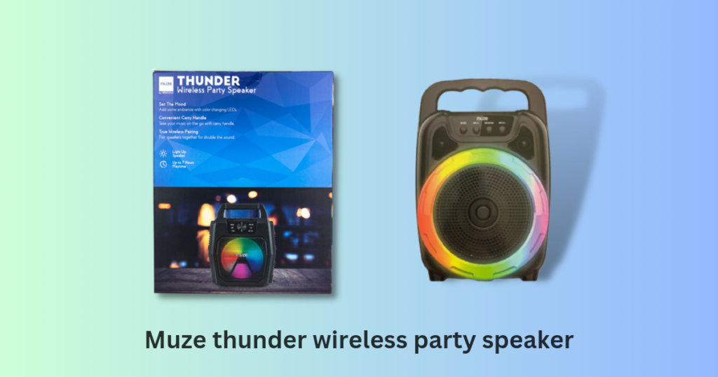 muze thunder wireless party speaker